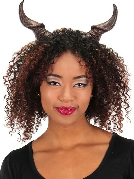 HalloweenCostumes.com One Size Fits Most Adult Small Beast Horns, Brown