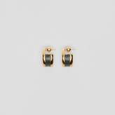 Thumbnail for your product : Burberry Leather Detail Grommet Earrings