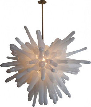 ALAN MIZRAHI LIGHTING 14 - Light Bronze Chandelier