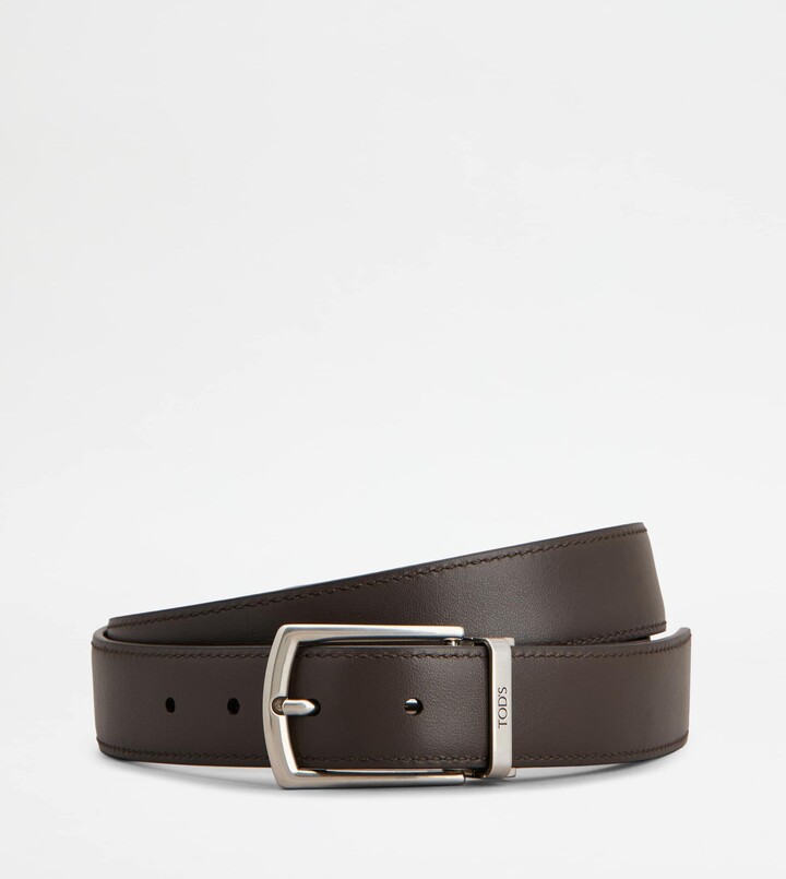 Tod's Adjustable and Reversible Belt in Leather
