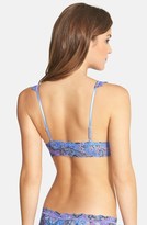 Thumbnail for your product : Hanky Panky 'Blue Paisley' Crossover Bralette