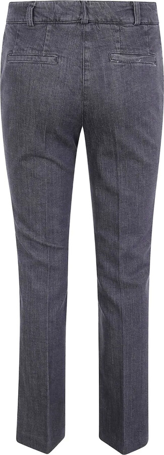 Kiltie Pressed-Crease Jeans