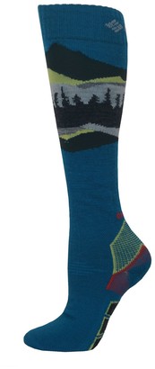 Columbia Women's Omni-Heat Mountain Range Blue Ski Socks - ShopStyle