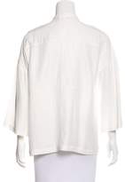 Thumbnail for your product : Frame Denim Long Sleeve Silk Blouse