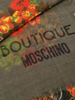 Moschino Boutique floral scarf