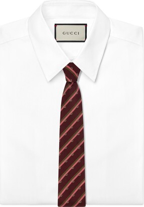 Gucci Interlocking G silk jacquard tie