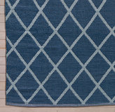 Thumbnail for your product : Restoration Hardware All-Weather Recycled Diamond Outdoor Rug Swatch - Blue/Grey