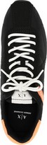 Thumbnail for your product : Armani Exchange Side Logo-Print Detail Sneakers