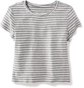 Thumbnail for your product : Old Navy Cropped Boyfriend Tee for Girls