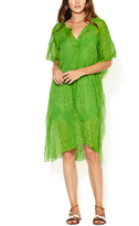 Thumbnail for your product : Twelfth St. By Cynthia Vincent Paisley Embroidered Silk Caftan