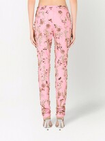 Thumbnail for your product : Dolce & Gabbana Crystal-Embellished Leggings