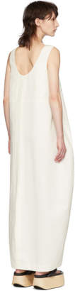 Jil Sander White Sleeveless Long Dress