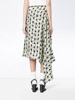 Thumbnail for your product : Marni Garland print asymmetric skirt
