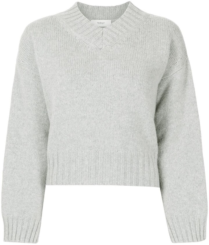 light grey cashmere sweater