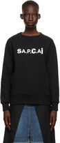 Thumbnail for your product : A.P.C. Black Sacai Edition Tani Sweatshirt