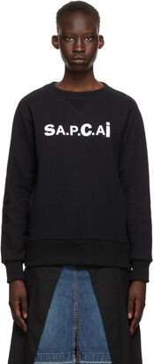 A.P.C. Black Sacai Edition Tani Sweatshirt
