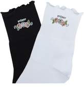 Thumbnail for your product : Stussy Chanelle Sock 2 Pack