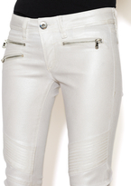 Thumbnail for your product : DL1961 Hazel Metallic Coated Motorcycle Jean
