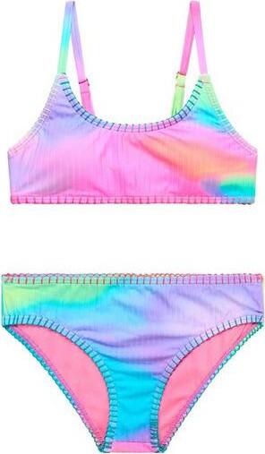 Beach Lingo Girls' Solar Flair Swim Bikini Set 14 Multi