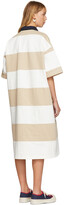 Thumbnail for your product : Sunnei White & Beige Polo Dress