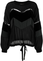 Thumbnail for your product : Twin-Set Paneled Drawstring Blouse