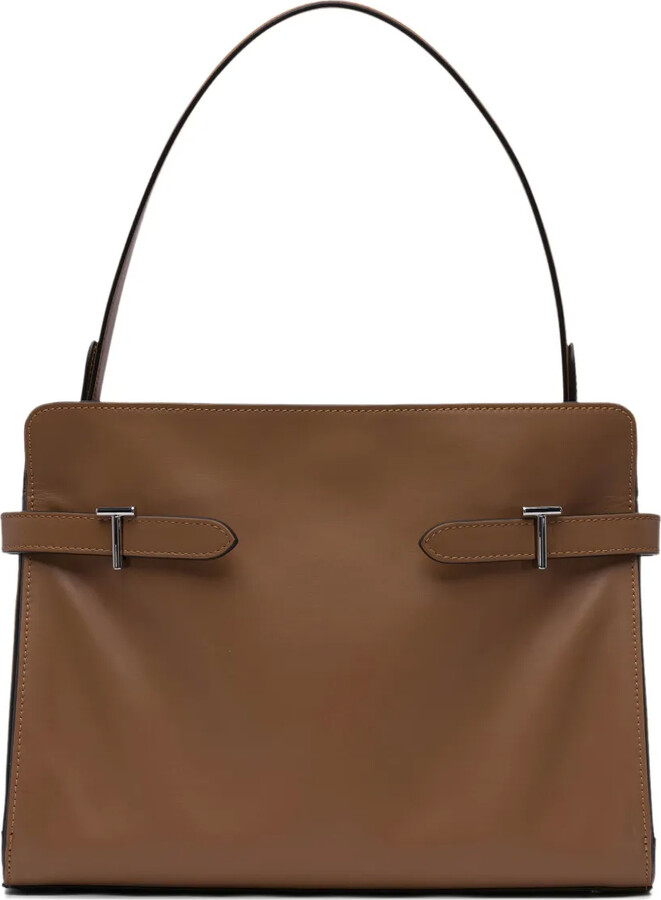 Le Tanneur Leather Buckle Tote Bag