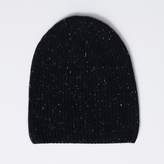 Thumbnail for your product : Naadam Signature Ribbed Cashmere Beanie Black Donegal
