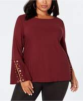 Thumbnail for your product : INC International Concepts Plus Size Embellished Top, Created for Macy's