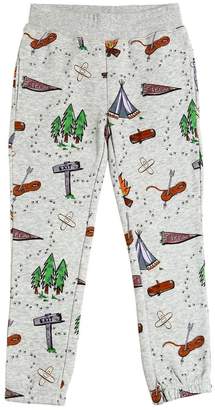 Stella McCartney Kids Forest Printed Organic Cotton Sweatpants
