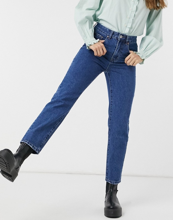 Cotton On Cotton:On mom jeans in mid wash blue - ShopStyle