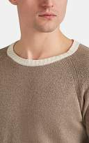 Thumbnail for your product : Eleventy Men's Contrast-Trimmed Cotton-Blend Bouclé Shirt - Beige, Tan