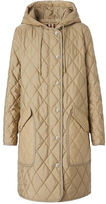 Burberry Women Quilted Trench Coat | Shop the world's largest 