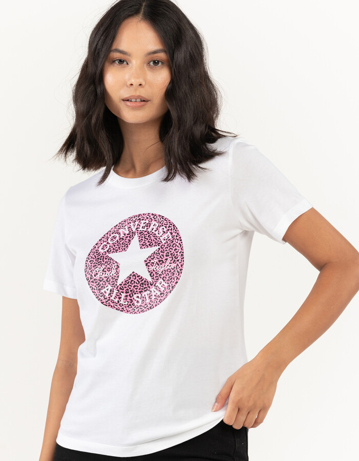 Converse Leopard Patch Womens Tee - ShopStyle T-shirts