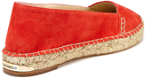 Thumbnail for your product : Paloma Barceló Suede Metallic Espadrille Flat