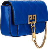 Thumbnail for your product : Givenchy Mini Pocket Quilted Leather Bag in Persian Blue | FWRD