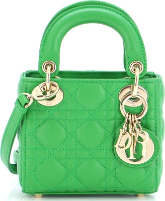 Bag Dior Green in Cotton - 28603766