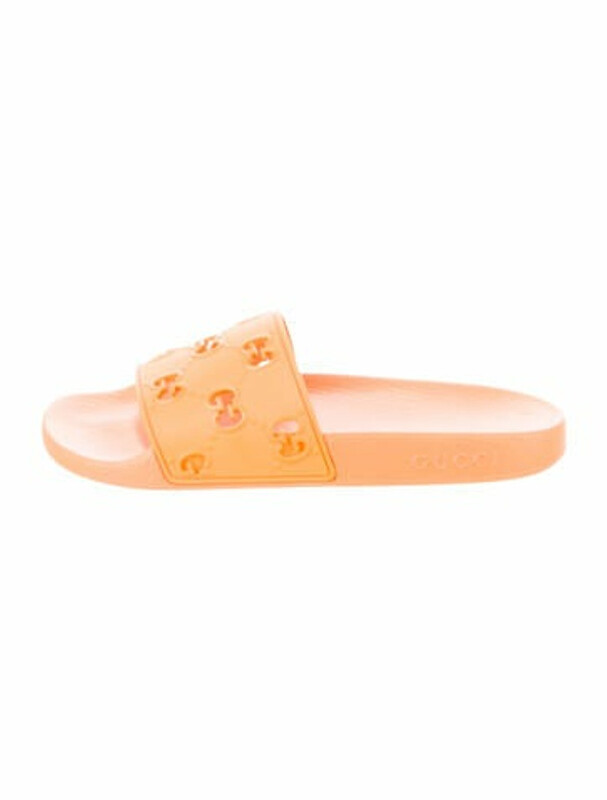 gucci slides women orange