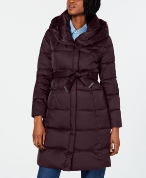 tahari puffer coat