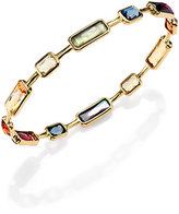 Thumbnail for your product : Ippolita Rock Candy Marrakesh Semi-Precious Multi-Stone & 18K Yellow Gold Gelato Rectangle Bangle Bracelet