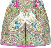 Thumbnail for your product : Etro Paisley-Print Silk Shorts