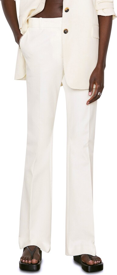 Frame Le High Flare Stretch Cotton Trouser Pants