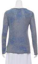 Thumbnail for your product : Elizabeth and James Stripe-Accented Long Sleeve Top