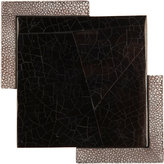 Thumbnail for your product : Ginger Brown Shell Coaster Set With Shagreen Holder