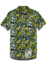 Thumbnail for your product : 21men 21 MEN Tropical Print Cotton Shirt