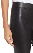 Thumbnail for your product : Hue Zip Hem Faux Leather Leggings