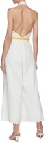 Thumbnail for your product : Zimmermann Amelie' scalloped frill belted jumpsuit