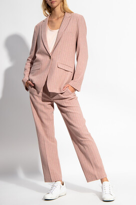 baby pink blazer womens