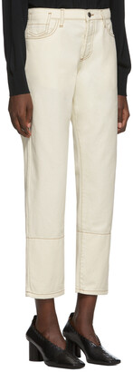 Marni Off-White Denim Crop Jeans