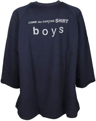 Comme des Garcons Logo Printed Oversized Sweatshirt