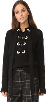 Thumbnail for your product : Joseph Lace Up Cashmere Sweater